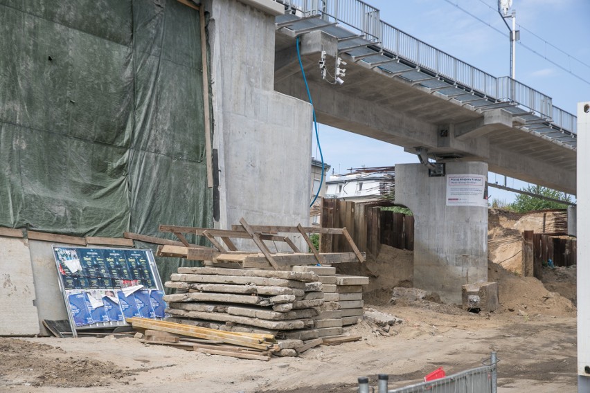 Kraków. Znika nasyp pomiędzy ulicami Blich a Morsztynowską [GALERIA]