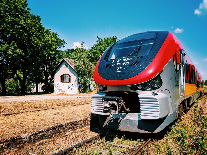 Pociąg z Zielonej Góry do Łagowa (8.08.2020) cieszył się...