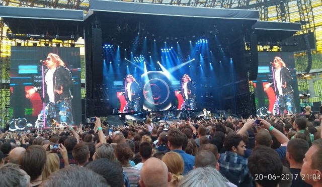 Koncert Guns N' Roses  odbył się w czerwcu