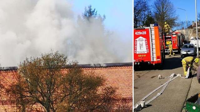 W akcji gaśniczej bierze udział kilkanaście zastępów straży pożarnej z całego powiatu drawskiego. 