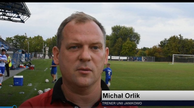 Michał Orlik, trener Unii Janikowo.