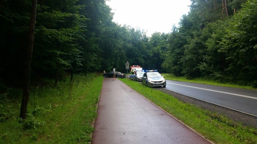 Wypadek na trasie Koszalin - Sianów.