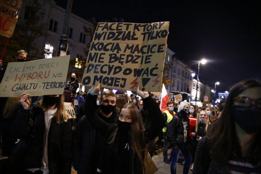 Protest kobiet w Warszawie, 28 października 2020