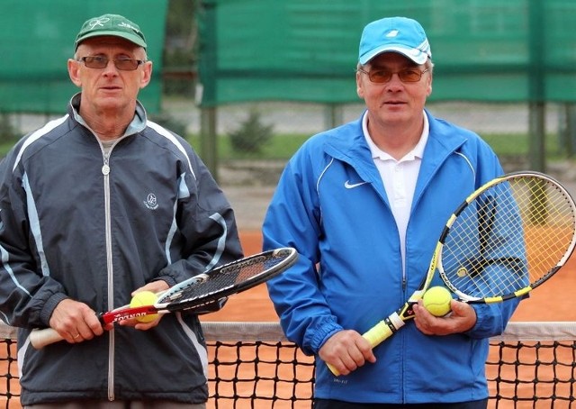 Wiesław Wyszkowski i Waldemar Rępa to najbardziej doświadczony debel w całych zawodach.