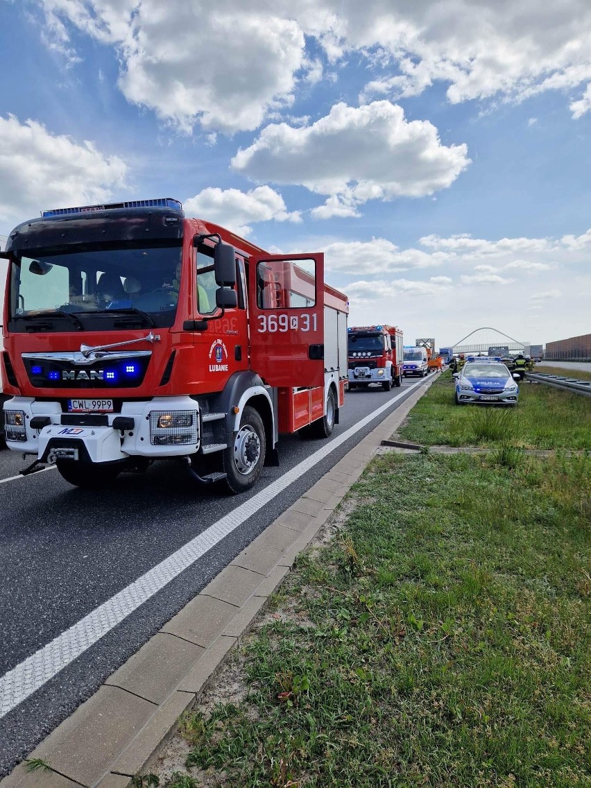 Pożar na A1