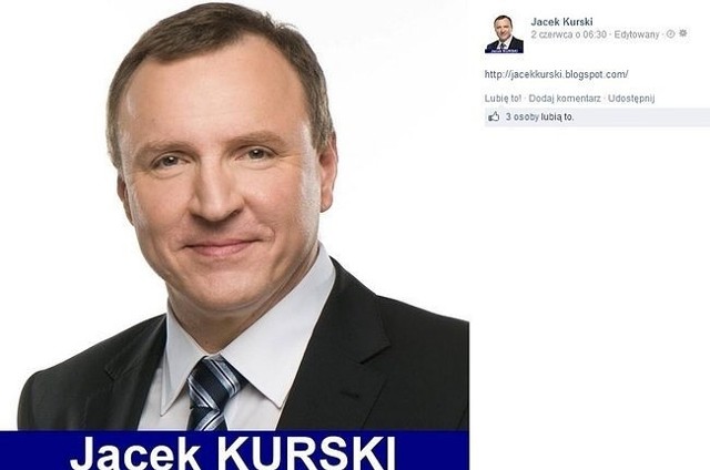 Jacek Kurski (fot. screen z Facebook.com)