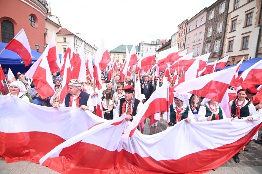 "Warto być dumnym z Polski". Zaplanuj świętowanie 3 maja w Krakowie