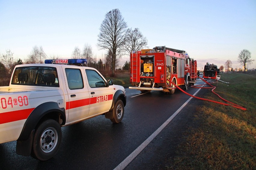 Spłonął hybrydowy autobus, który miał trafić do Częstochowy [ZDJĘCIA]