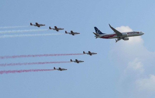 Poniedziałek, 20 sierpnia był pierwszym dniem przylotów i treningów przed Air Show 2018 w Radomiu.