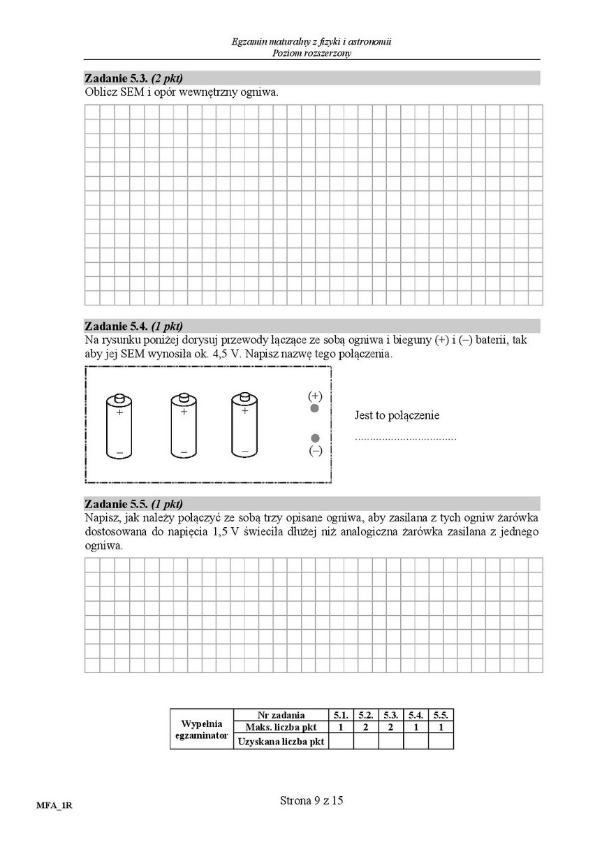 Matura 2016: FIZYKA I ASTRONOMIA rozszerzona [ODPOWIEDZI,...
