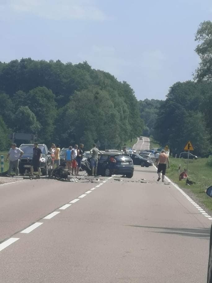 Owieczki. Groźny wypadek na trasie Białystok - Grajewo