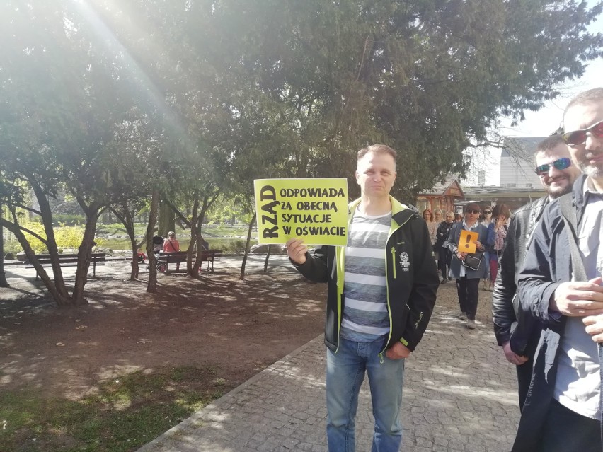 Na placu Wolności w Bydgoszczy odbyła się manifestacja...