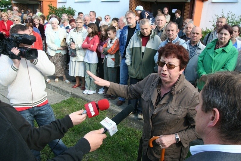 Protest na ul. Kapitulnej