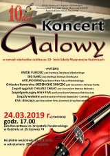 Zespół Szkół Muzycznych imienia Kolberga w Radomiu i Szkoła Muzyczna w Kozienicach zapraszają na koncert 