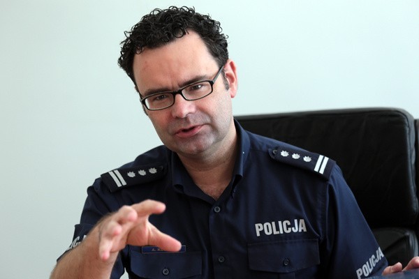 Nowy komendant zielonogórskiej policji insp. Andrzej Kostka.