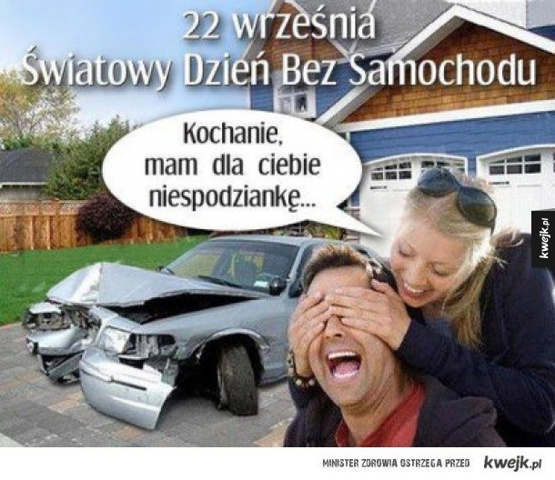 Światowy Dzień Bez Samochodu - MEMY