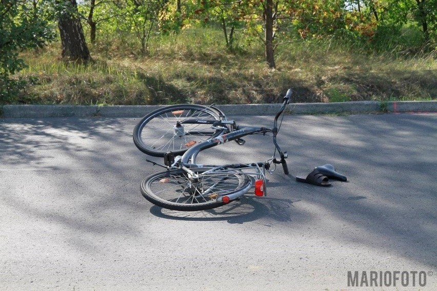 Kierowca seata potrącił rowerzystę na Malinie