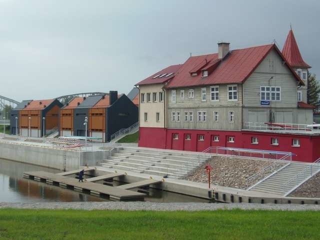 Jedna z atrakcji Grudziądza - marina