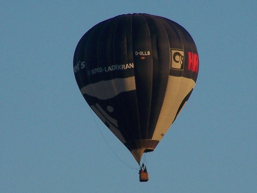 Przelot balonu nad Słupskiem