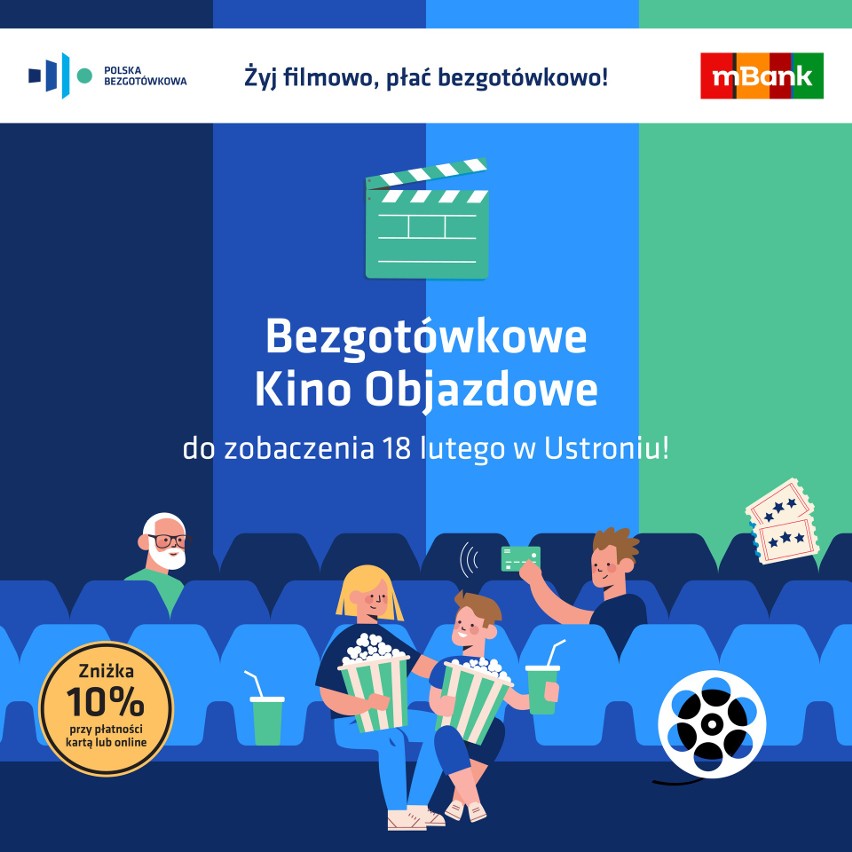 Bezgotówkowe Kino Objazdowe 18 lutego w Ustroniu!