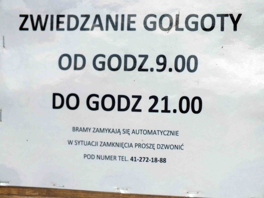 Golgota w Kałkowie będzie zamykana na noc! [ZDJĘCIA]