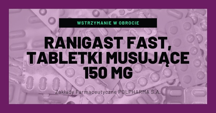 Ranigast Fast, tabletki musujące 150 mg...