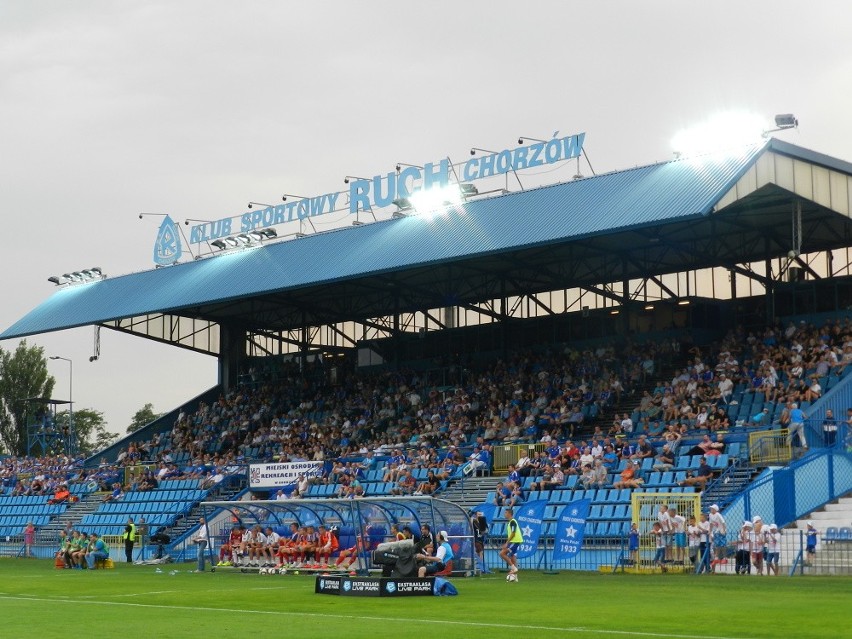 Kibice na meczu Ruch Chorzów - Piast Gliwice 2:0