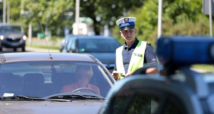 W środę zielonogórscy policjanci pojawili się na rondzie PCK...