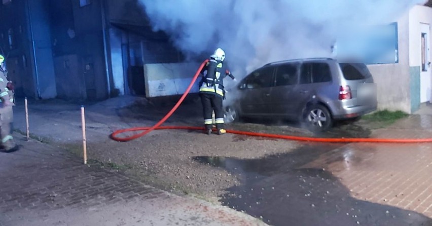 Do pożaru samochodu osobowego doszło w niedzielę późnym...