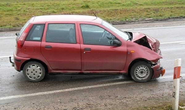 Uderzenie w traktor było bardzo silne