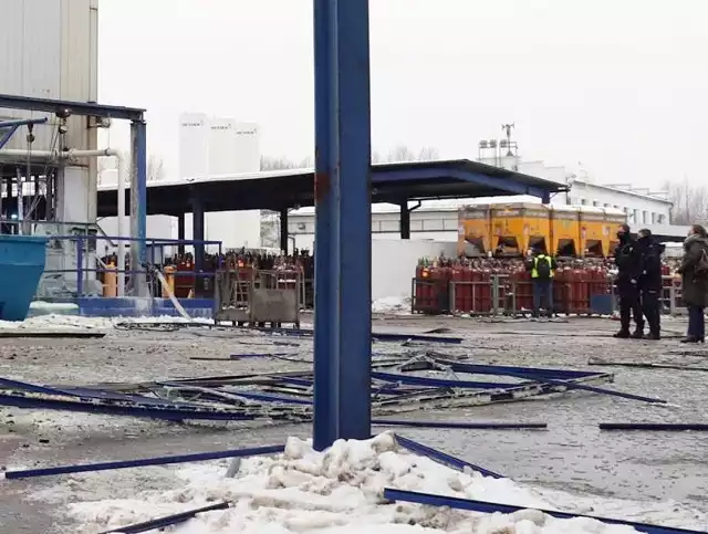 Wybuch gazu w fabryce Messer w Chorzowie rozerwał instalacje.