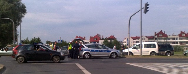 Wypadek na skrzyżowaniu ul. Podwisłocze i Kopisto.