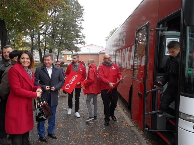 Barbara Nowacka w Myszkowie wspominała o miejscowych...