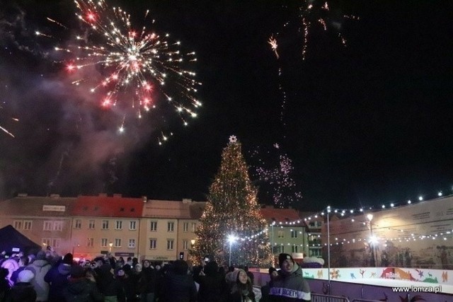 Sylwester miejski w Łomży w poprzednich latach.