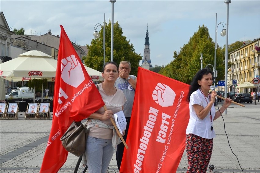 Pikieta pracowników TESCO