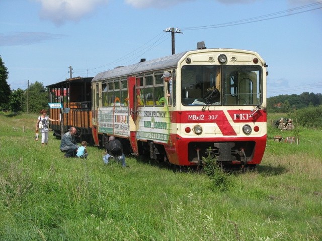 Towarzystwo Miłośników Koszalińskiej Wąskotorówki w sezonie letnim organizuje przejazdy na trasie Koszalin - Manowo.