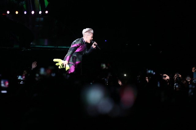 Pink w Warszawie 2019. Koncert na Stadionie Narodowym. Spektakularne show amerykańskiej gwiazdy [ZDJĘCIA]