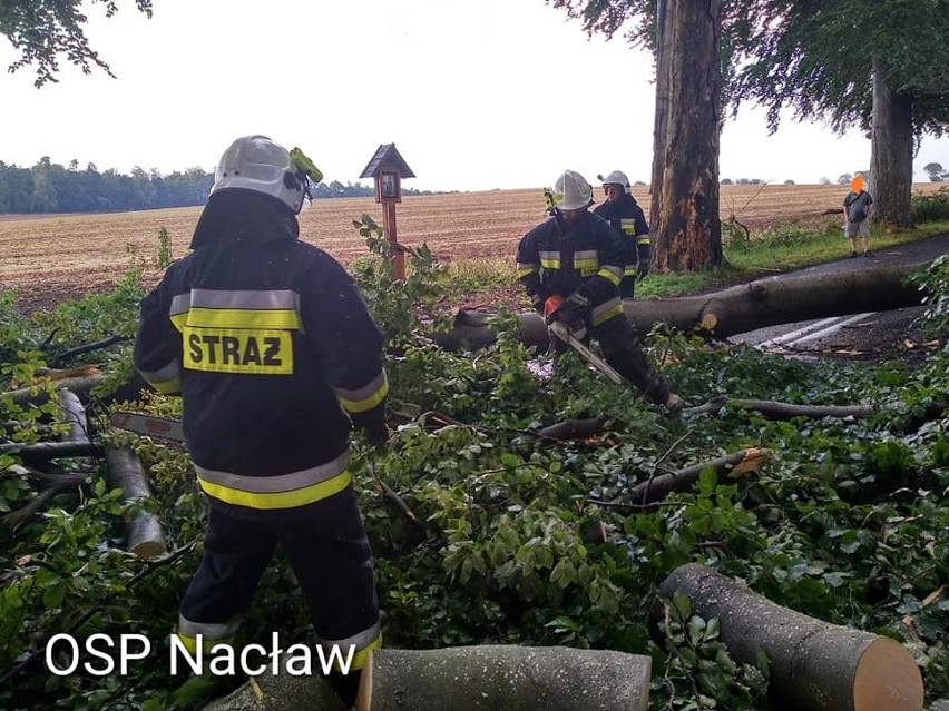 OSP Nacław: - O godzinie 17:05 zostaliśmy zadysponowani do...