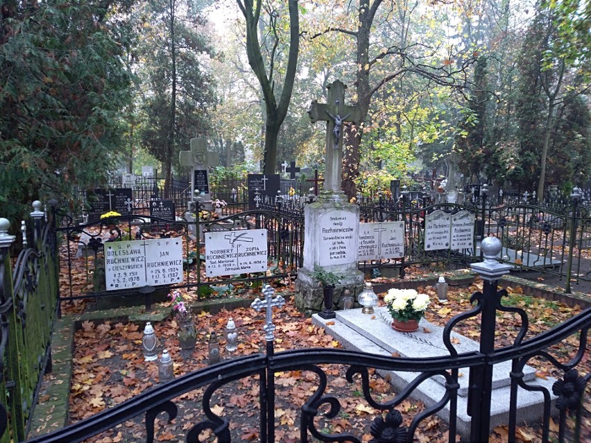 Kwatera Ruchniewiczów na cmentarzu św. Jerzego.