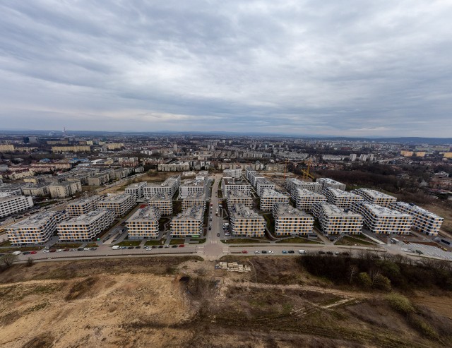 Kraków, osiedle Ozon rozbudowywane przy ul. Banacha