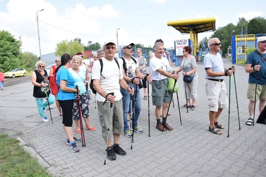 Marsz nordic walking w Zawierciu