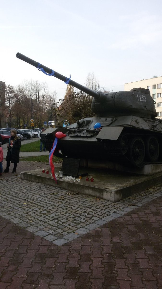 W obronie czołgu T-34 stanęli mieszkańcy Gliwic