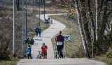 Park Oruński i okolice Stawu Wróbla w sobotę odwiedzali spacerowicze mimo zakazów zgromadzeń