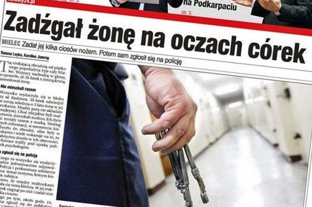 O tej bulwersującej zbrodni pisaliśmy w poniedziałkowych Nowinach.