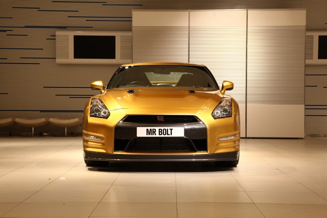 Usain Bolt i Nissan GT-R, Fot: Nissan