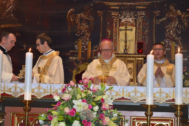 Bp Andrzej Czaja przewodniczył dziękczynnej mszy św. z okazji 10-lecia święceń biskupich.
