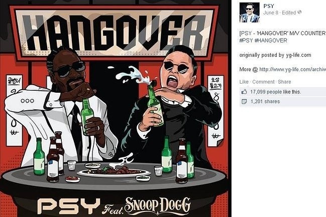 PSY i Snoop Dogg nagrali piosenkę "Hangover" (fot. screen z...