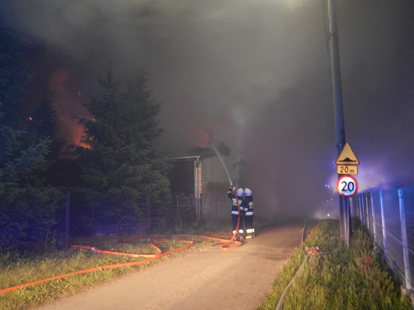 W Starkowie w gminie Ustka spłonęła stodoła