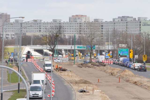 19.03.2019 poznan gd remont trasa tramwajowa gorny taras rataj. glos wielkopolski. fot. grzegorz dembinski/polska press