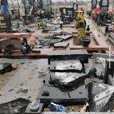 Rosyjskie wojska zniszczyły ukraiński cmentarz wojskowy w Czernihowie